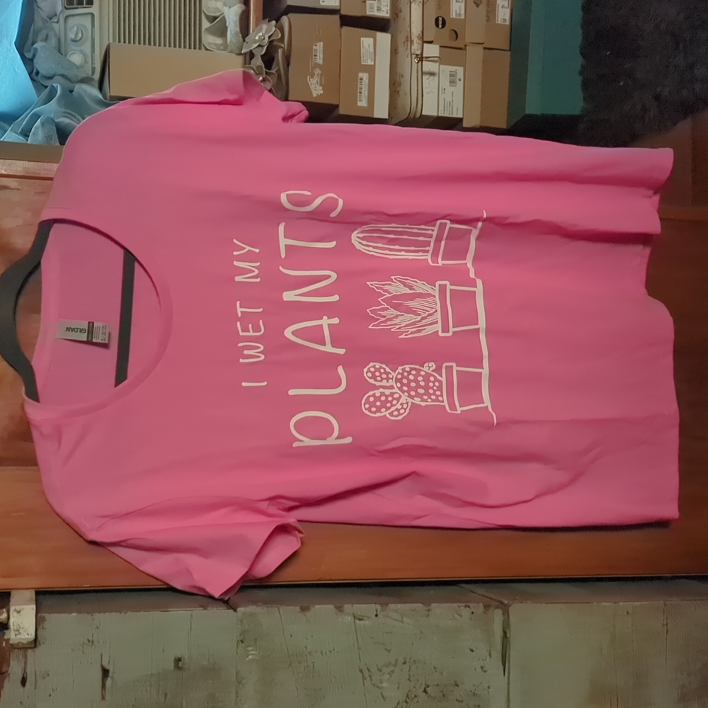 Succulent T-Shirt XL Pink